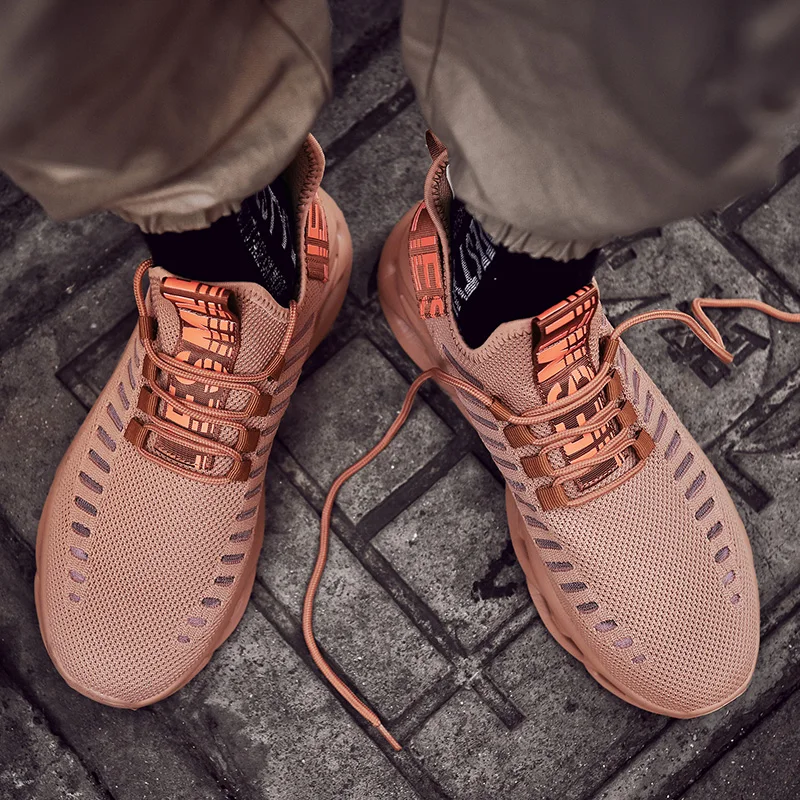 2022 New Men's Sneakers Fashion Outdoor Lightweight Breathable Running Shoes Soft Sole Multifunctional   zapatos deportivos