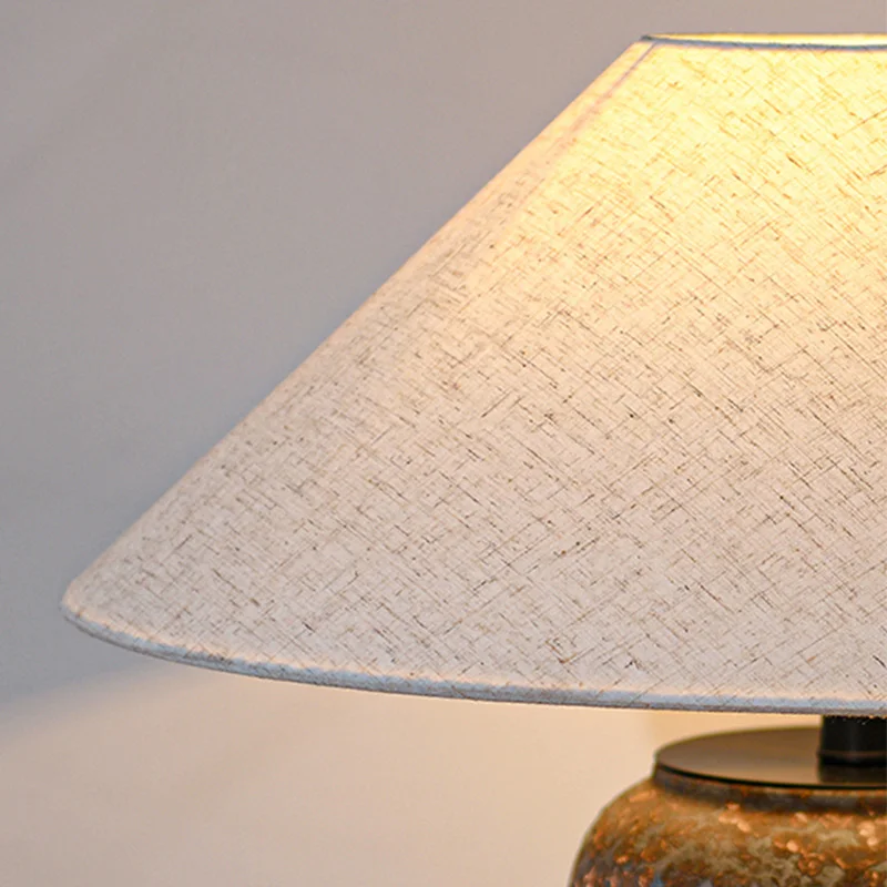 Керамическая Напольная Лампа Wabi Sabi ручной работы ретро-модель для комнаты