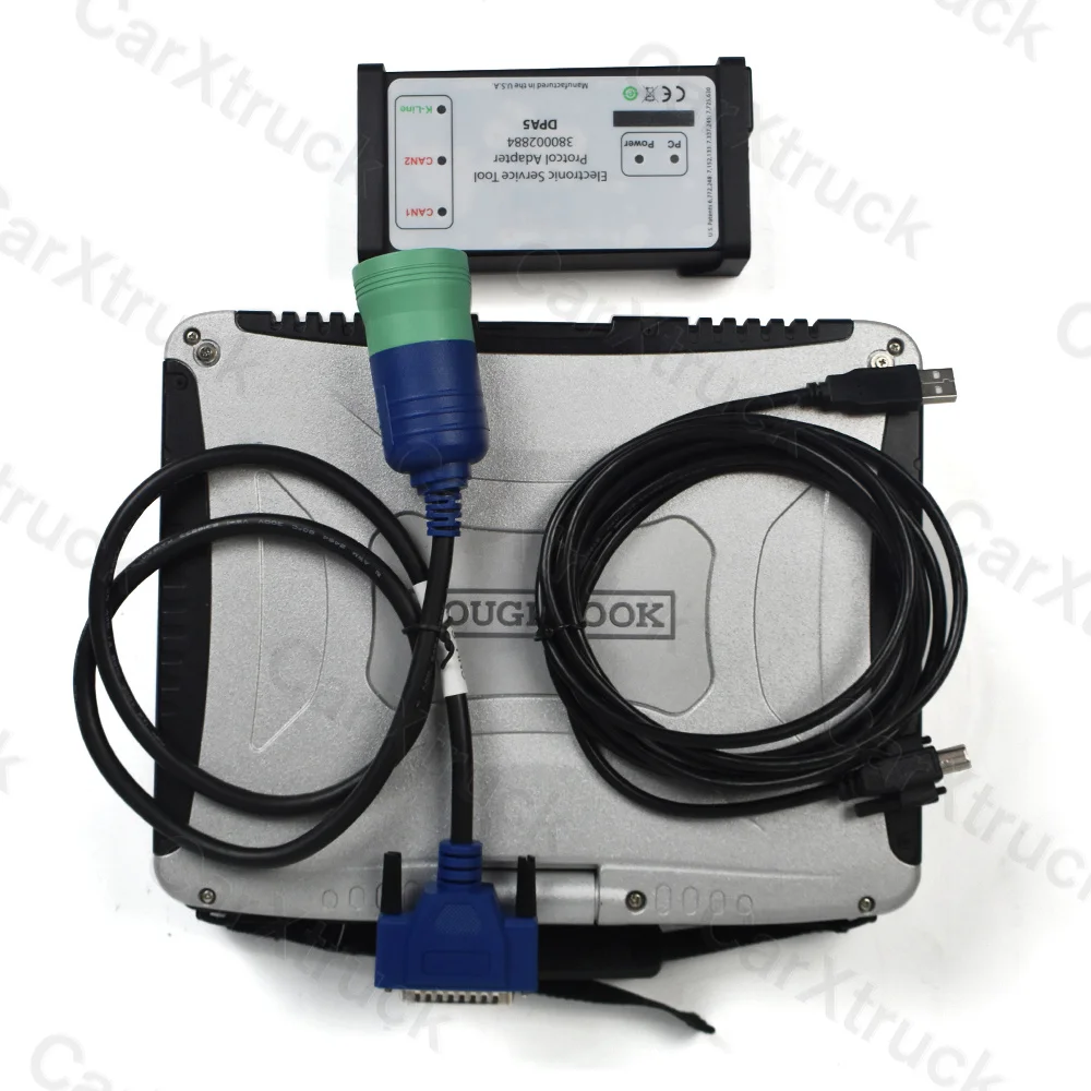 

Diagnostic Tool For New Holland Electronic Service Tools FOR CNH EST 9.5 engineering Level DPA5 Kit+Thoughbook CF19 Laptop