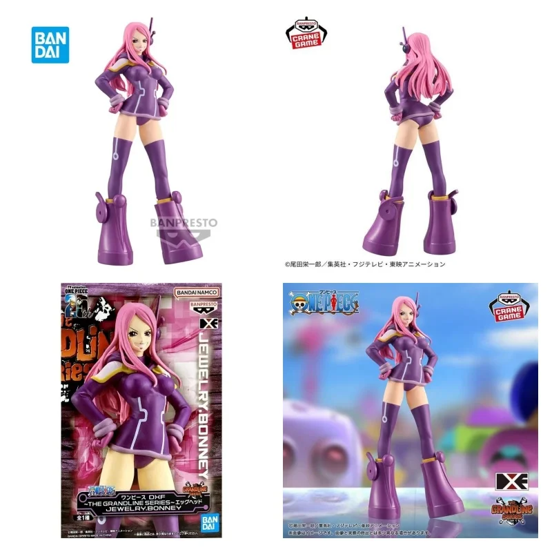 Фото В наличии оригинальная фигурка Bandai DXF One Piece Jewelry Bonney The Grandline Series - Egghead, аниме-фигурка, модель, игрушка, подарок. №1