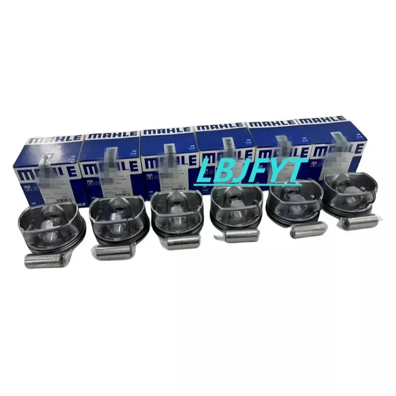 6 шт. поршни и кольца STD Φ 22 мм для Mercedes-Benz GLK350 W203 W204 3.5L C350 CLC350 CLK350 CLS350 R350 S350 ML350 E350