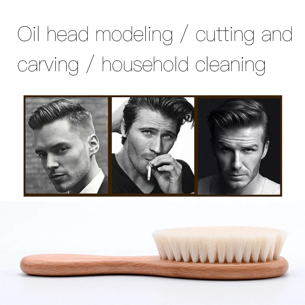 

Портативная мягкая щетка для ухода за ребенком, детская деревянная щетка, расческа, щетка для волос для новорожденных, щетка для волос, масс...