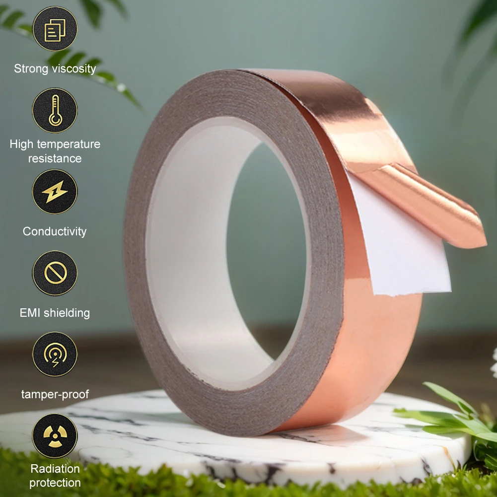 Лента Из Медной Фольги С Проводящей Защитной Лентой Одностороннее Зеркальное