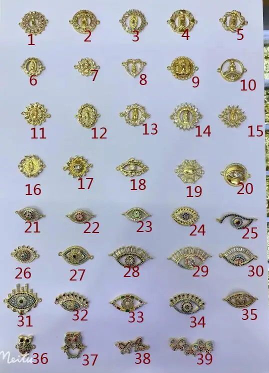 

Очаровательные Подвески Богородицы, смола, турецкий глаз, циркон, Прямоугольный кулон, браслет, золотой линьер, для женщин, чокер, ювелирные ...