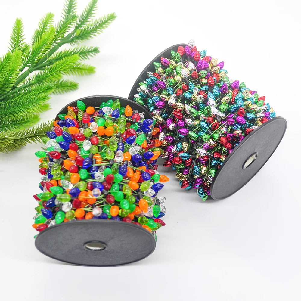 

1/3/5M Pine cone Christmas Tree Decoration Color Bulb Garland Hanging Light String DIY Party Xmas Home New Year Decora Navidad