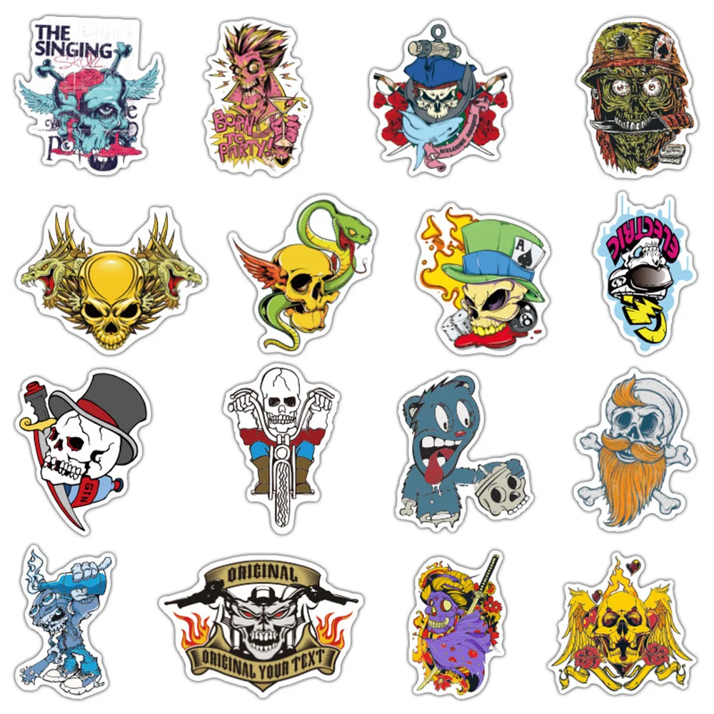 103050pcs horror movie graffiti stickers diy car skateboard motorcycle laptop travel luggage waterproof cool decal kid sticker free global shipping