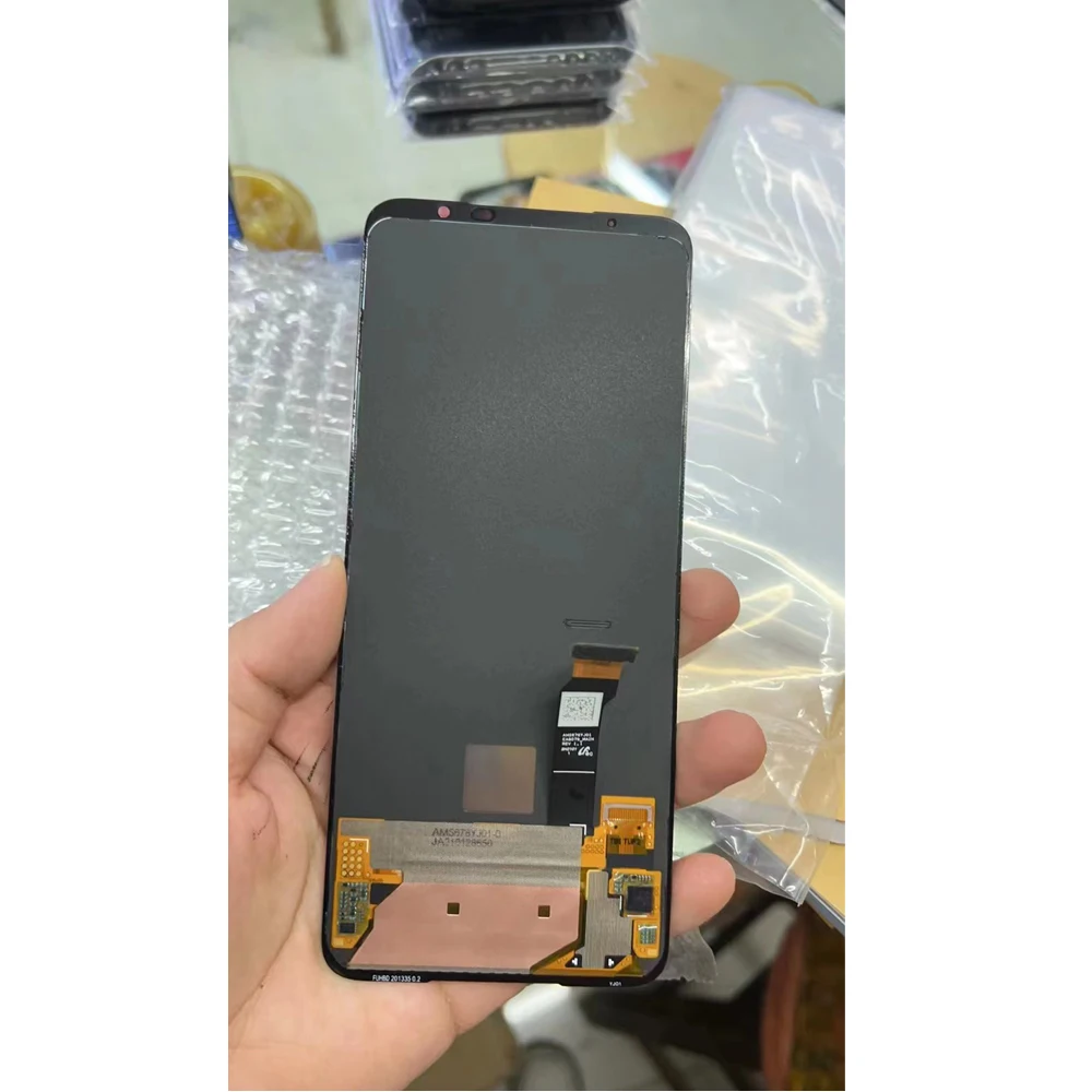 6 78 original lcd for asus rog 5s pro zs676ks lcd display touch screen digitizer assembly for asus rog phone 5s pro zs676ks lcd free global shipping