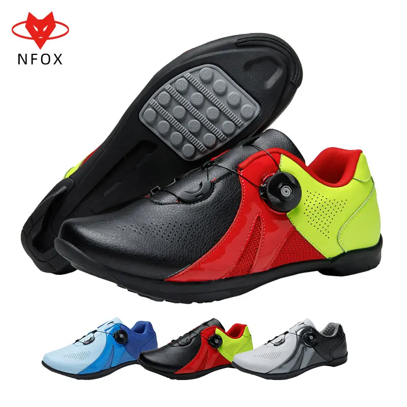 

2021 mtb mountain bicycle men women mountainbike Synthetic Rubber Breathable Waterproof Lockless cycling shoes red bule grey