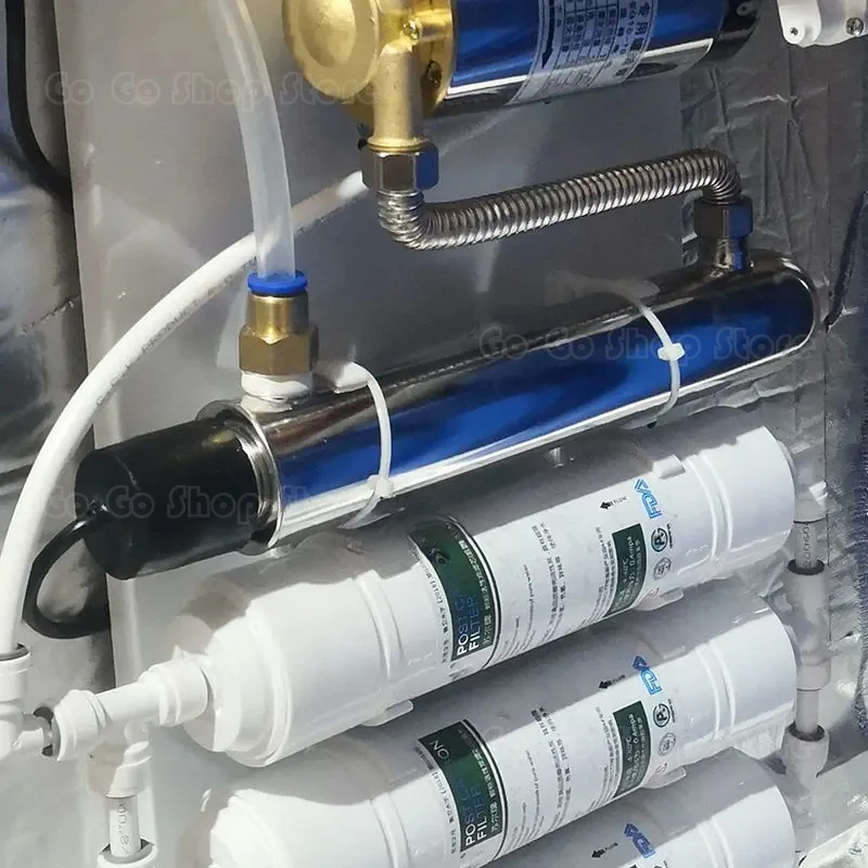 110 В/220 В УФ-стерилизатор для воды из нержавеющей стали ультрафиолетовая трубка