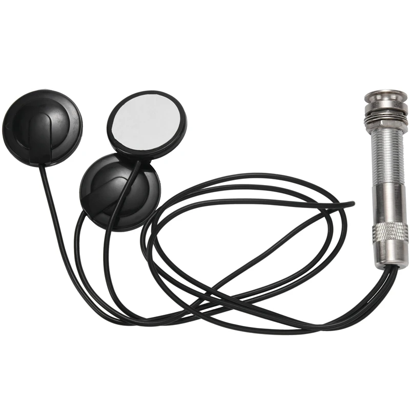 

New Universal Pickup Piezo 3 Transducer 6.35mm For Acoustic Guitar Ukulele Mandolin
