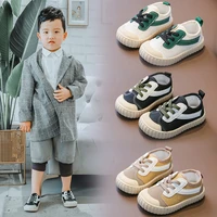 2022 kids canvas shoes boy girl sneakers low top casual running tennis slip on walking sneakers for children 4 6 years