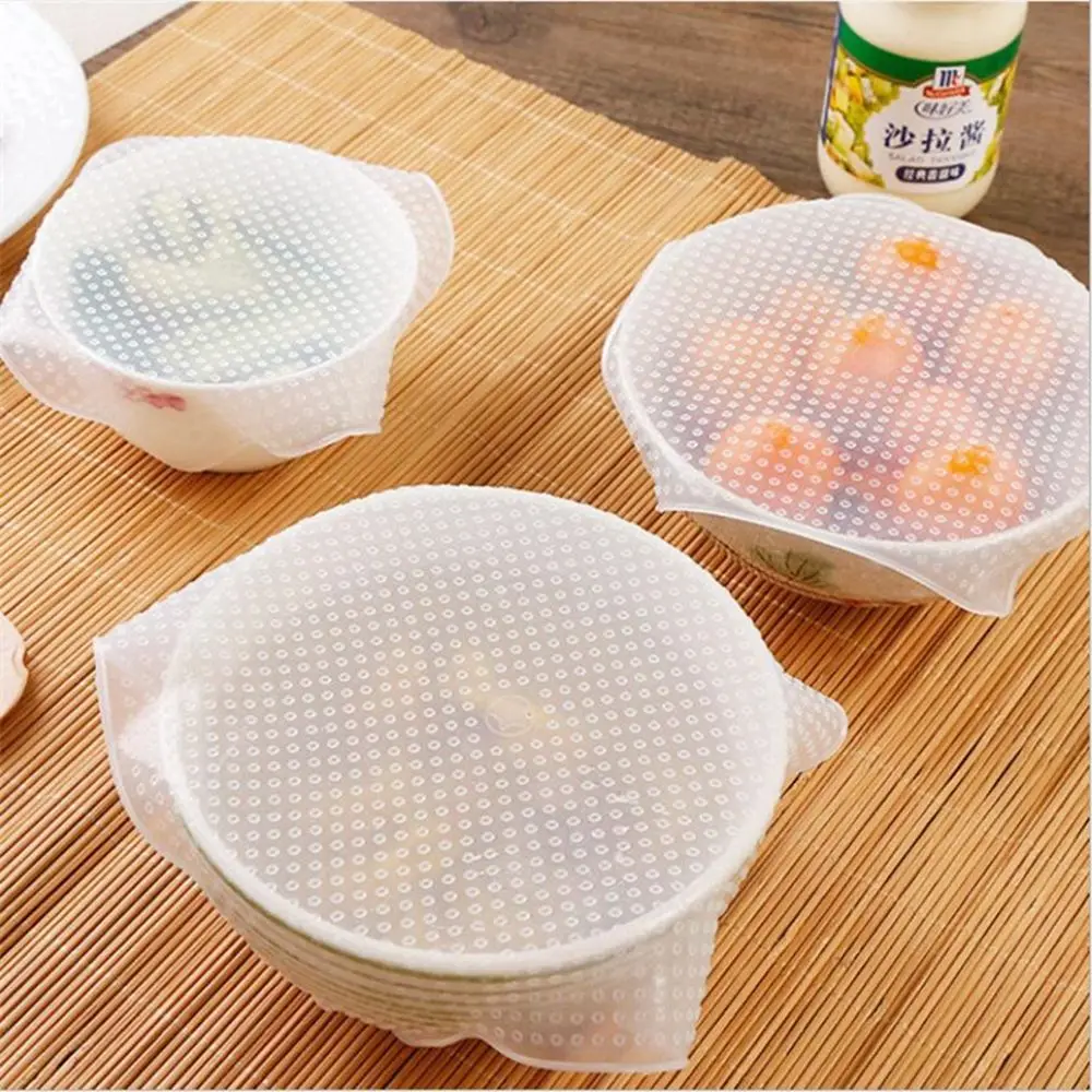

Lids Cookware Kitchen Supplies Vacuum Wrap Seal Food Cover Food Storage Container Cover Bowl Cover Fresh Keeping Lids