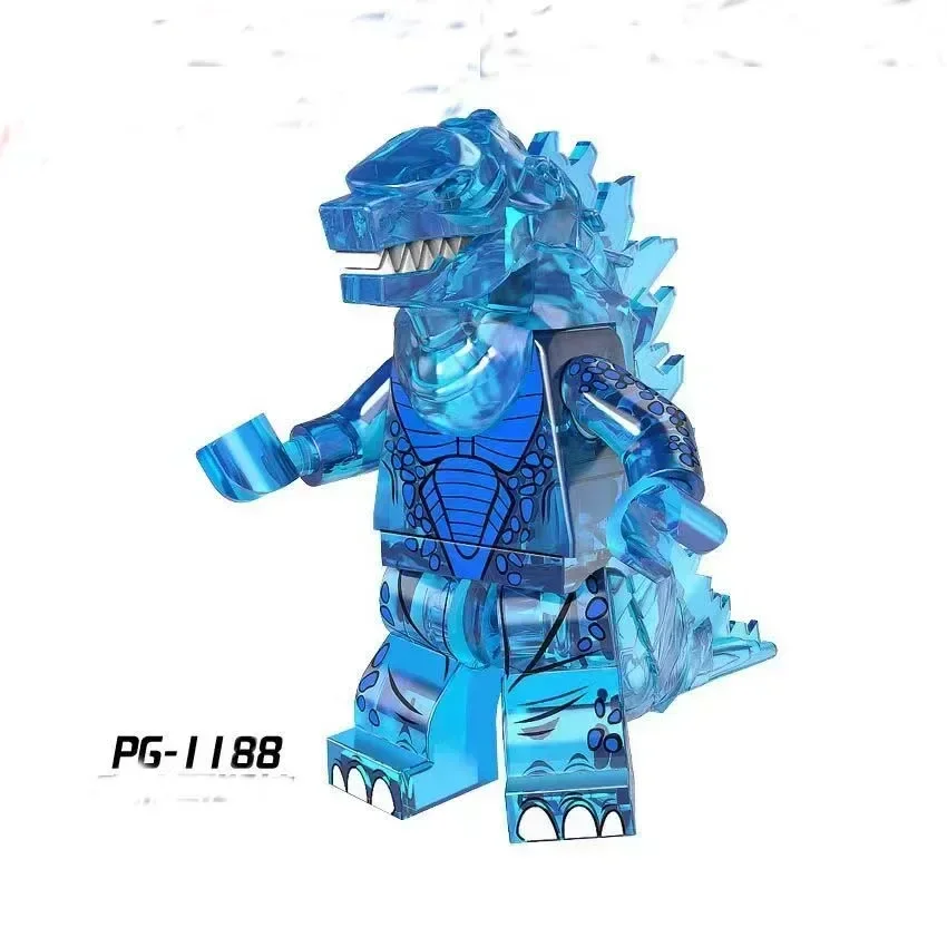 Фото Новая серия фильмов Godzilla, блоки, мини-кукла, детская игрушка, строительный блок, аниме, хобби, коллекция для мальчиков и девочек, подарки на день рождения, игрушки №4