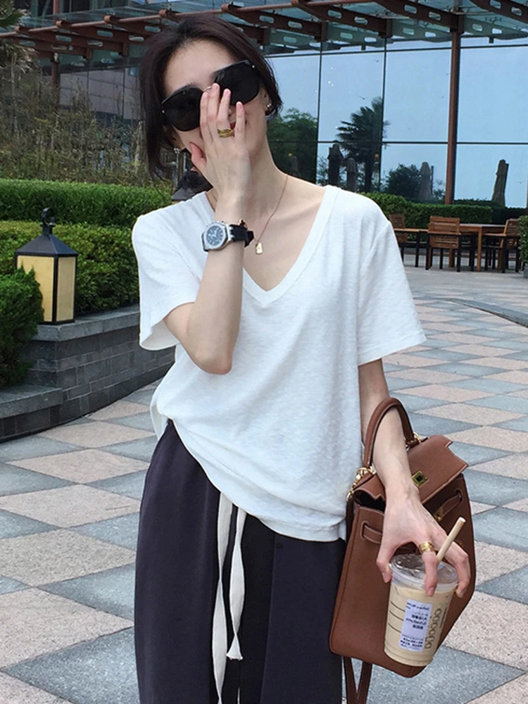

BOBOKATEER Cotton T Shirt Women Clothes White Camisetas Mujer Manga Corta Short Sleeve Woman Tshirts Tee Shirt Femme Top Summer