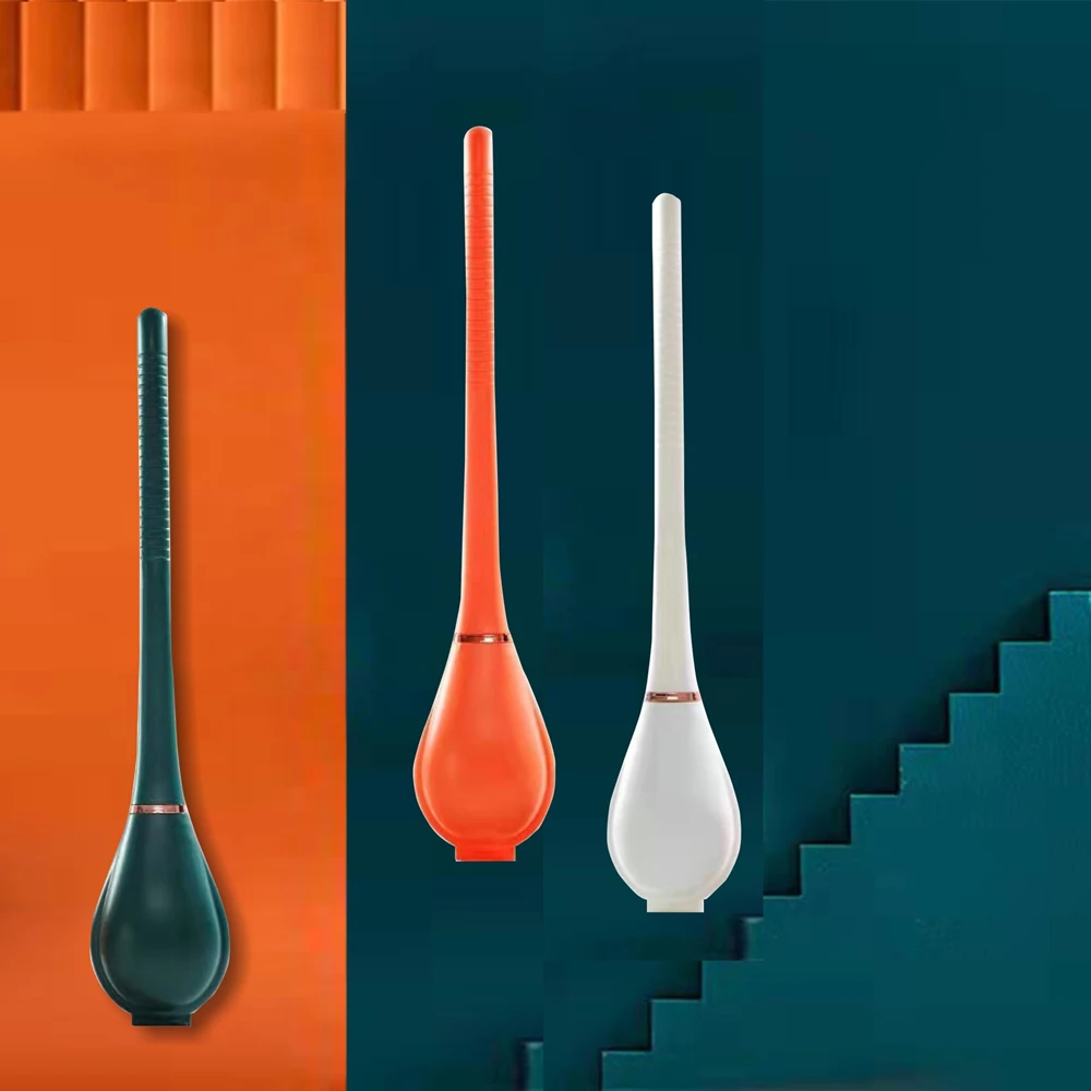 

Бытовая силиконовая щетка для унитаза, с автоматическим открытием и закрытием, длинная, мягкая