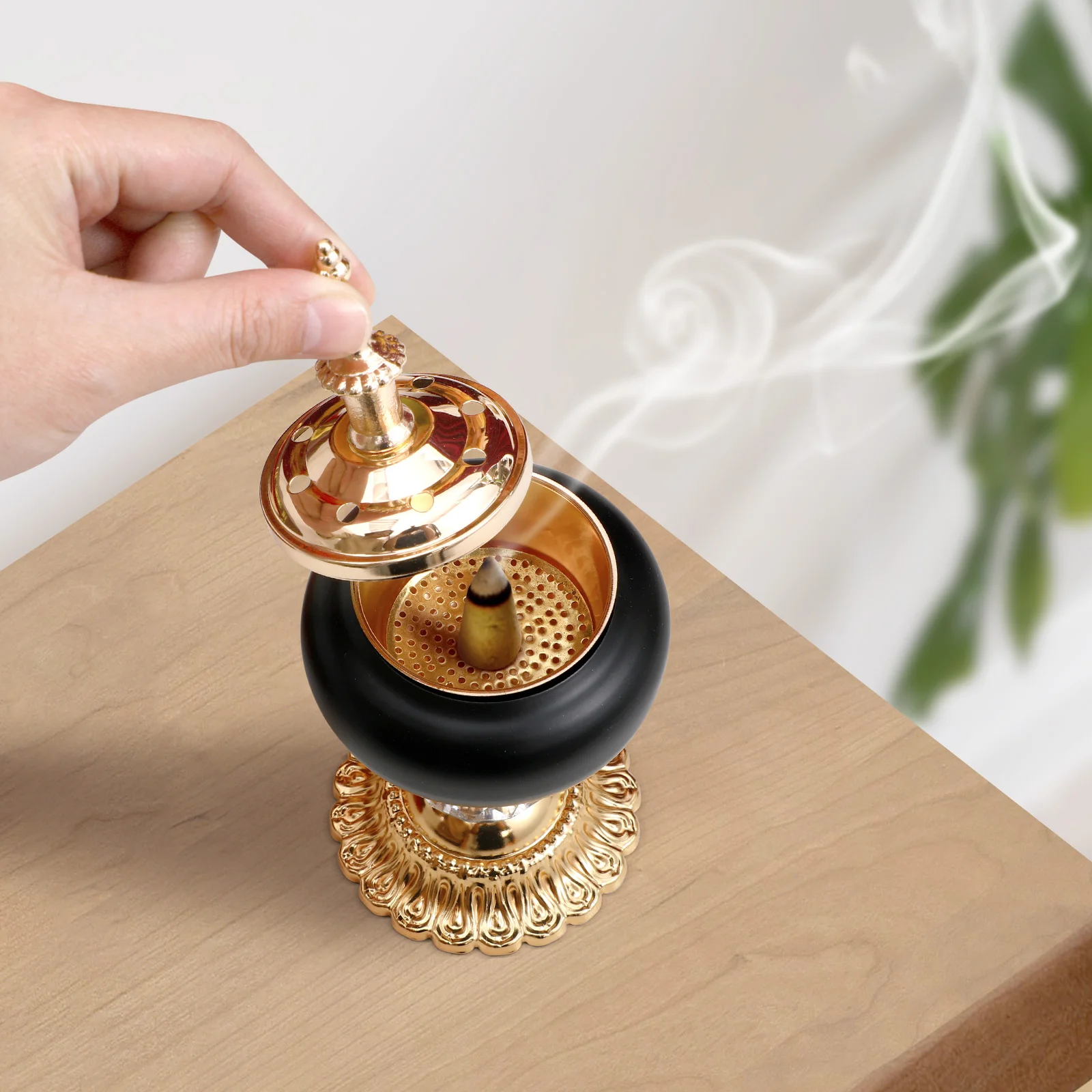 Европейский полый держатель для благовоний фонтанные горелки водопад бачок