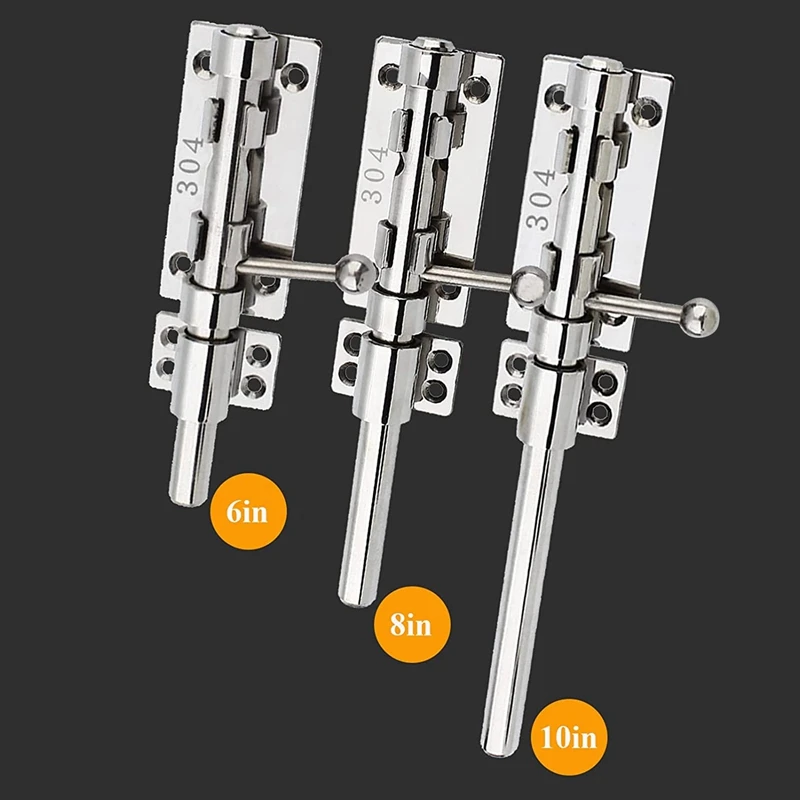 Раздвижной болт защелка для ворот бочонка сверхмощный дверной замок утолщенные