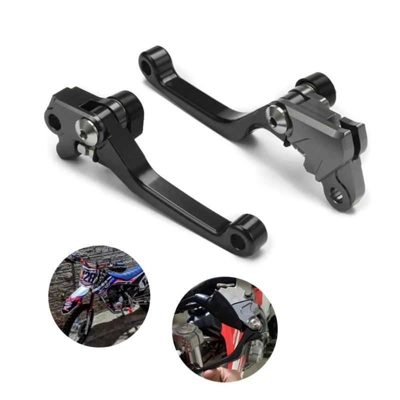 

Aluminum For CRF230F Motorcoss Dirt Bike Foldable Extendable Brake Clutch Levers Adjustable Handlebar Grip 2x