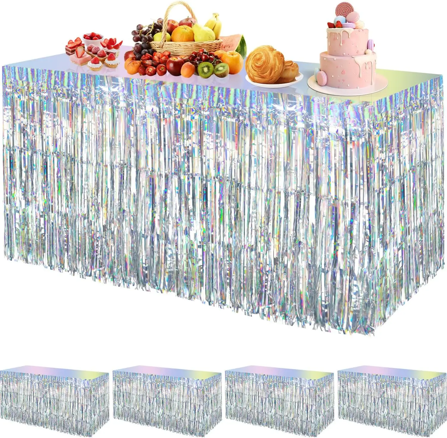 

Радужная юбка для стола Youyouhuan