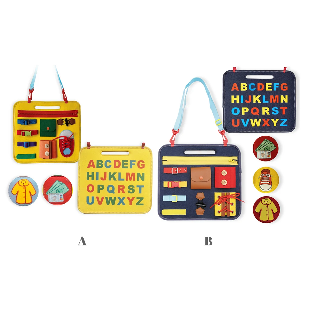 

Игрушечная сенсорная доска, обучающий инструмент для раннего развития, Обучающие Детские навыки, игрушки для обучения искусству, темно-син...