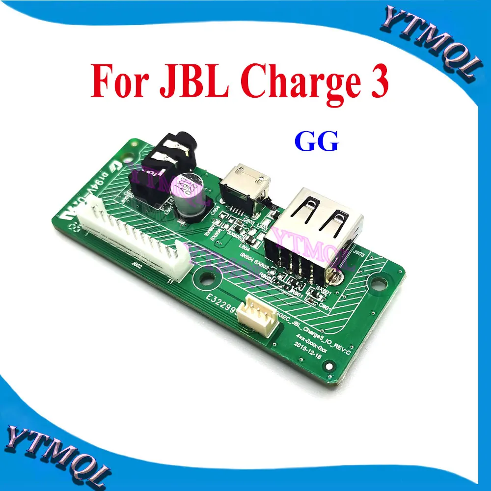 1 шт. для JBL Charge 3 GG Micro USB порт для зарядки, гнездо USB 2,0, аудио разъем, коннектор платы питания