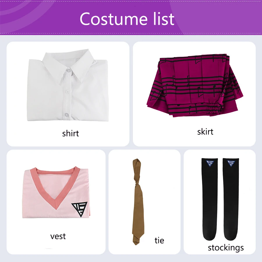 Новый Danganronpa V3 костюмы для косплея Akamatsu Kaede JK униформа аниме косплей одежда