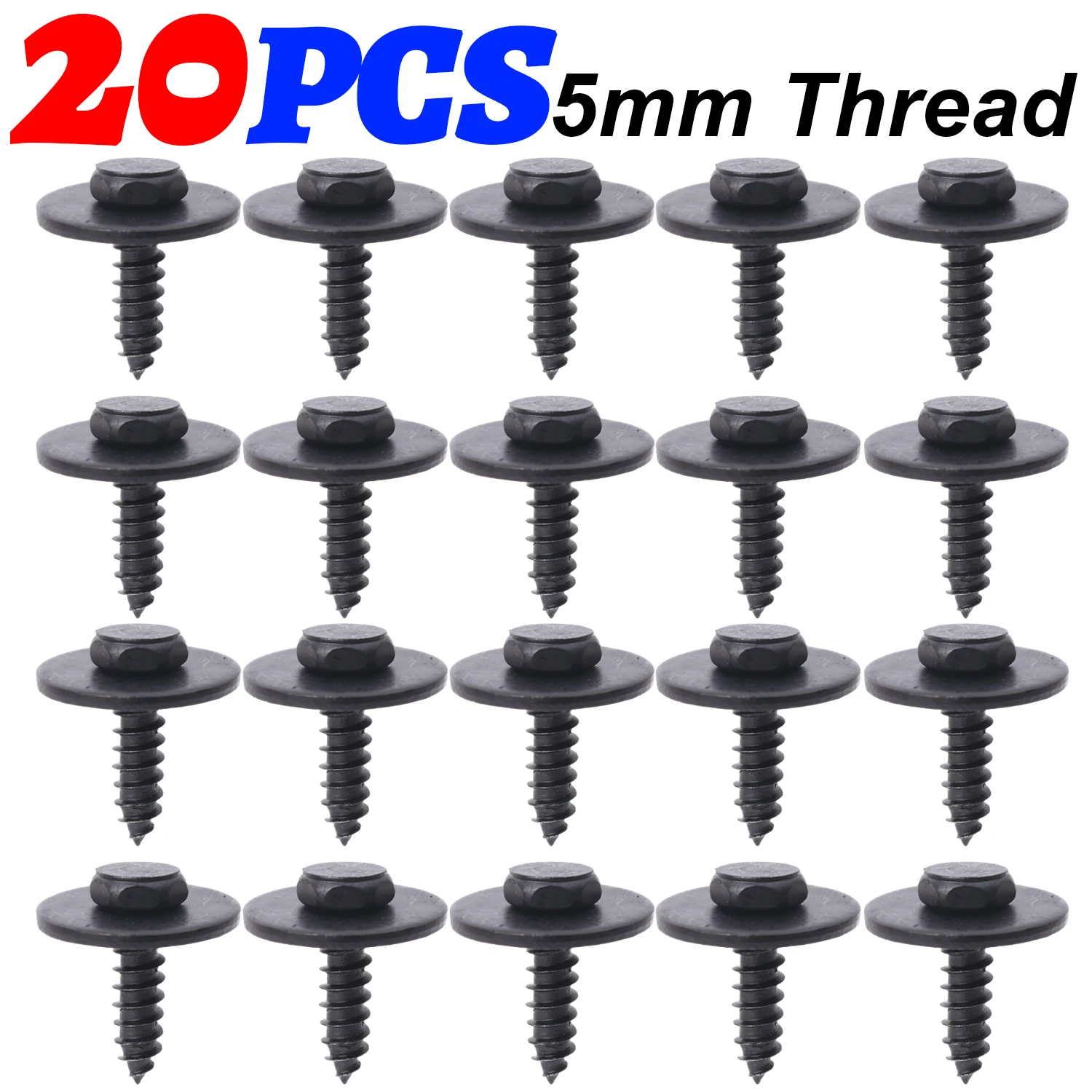 

Крепеж на крыло автомобиля для BMW F10 F20 F30 E90, фиксаторы автомобильного бампера, черный металлический саморез, болт, монтажное оборудование