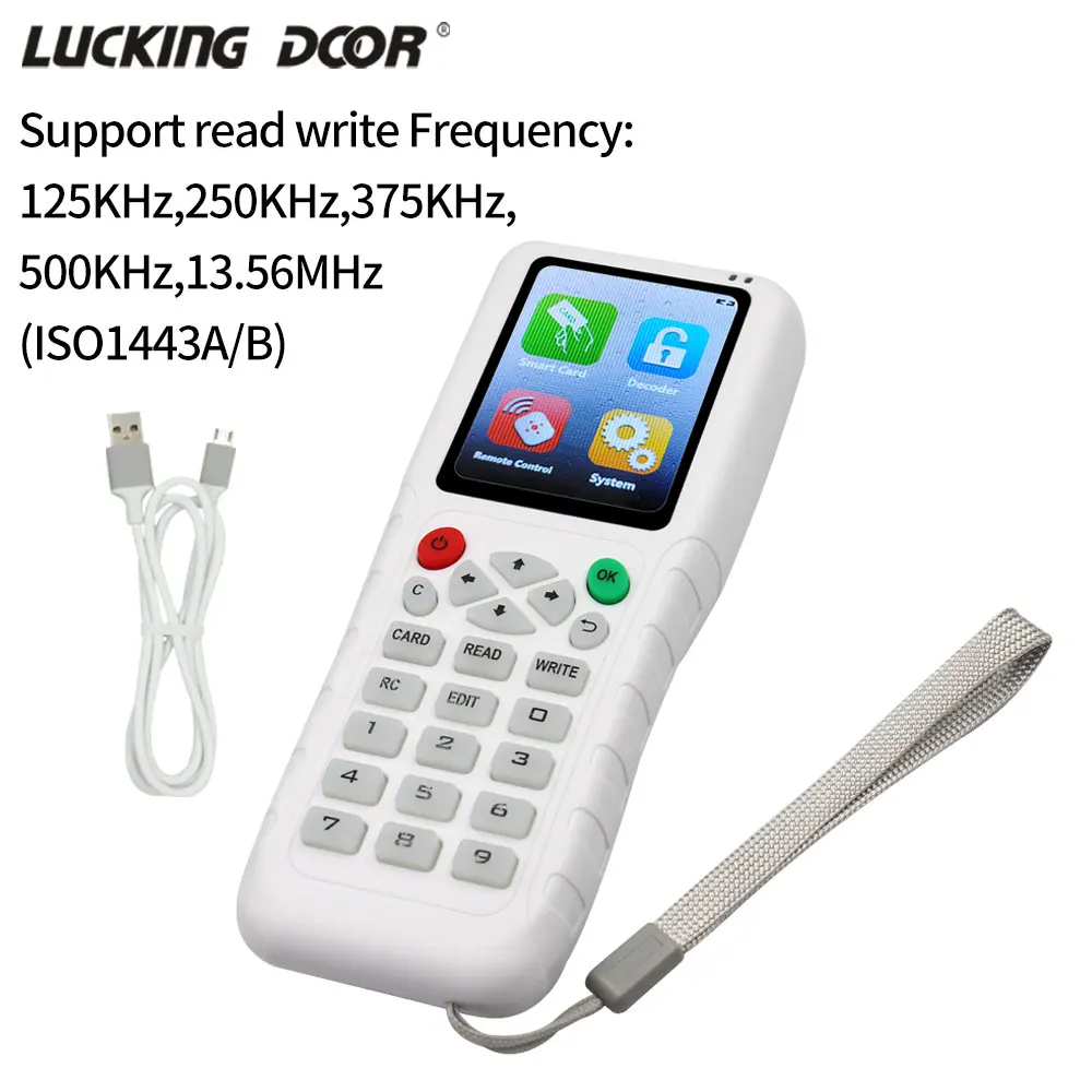 New Upgrade Full Decode Function Smart RFID Duplicator Reader Writer Copier Encryption Card Reader ZX-Copy Multiple Frequency
