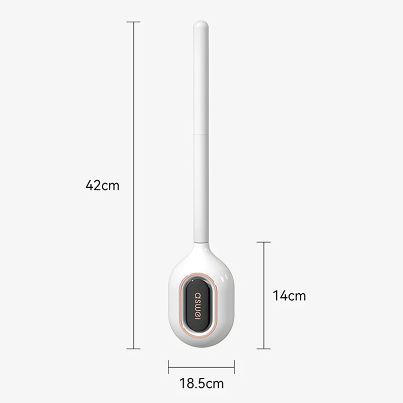 Силиконовый Настенный Держатель Для Туалетной Щетки Антифризный Угловой