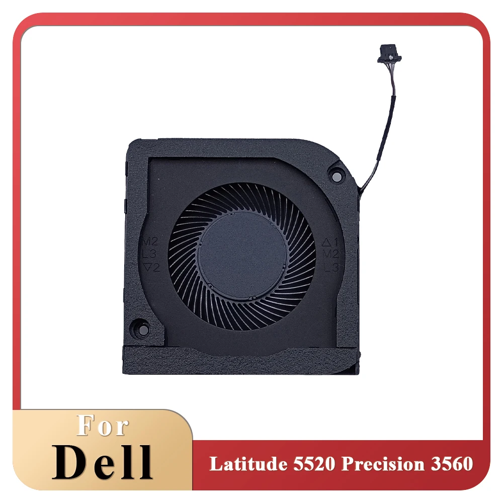Вентилятор охлаждения процессора ноутбука для Dell Latitude 15 5520 Precision 3560 0DXJNV 023.100LB.0011