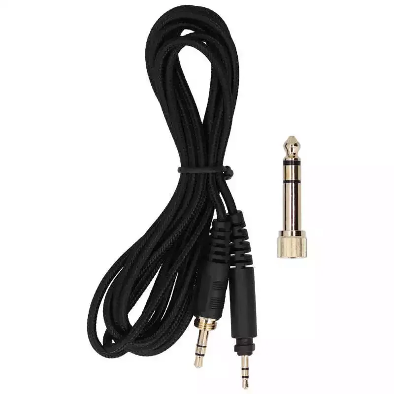 

Audio Cable 2.5mm to 3.5mm/ 6.35mm Headphone Audio Cord Connector for Shure SRH440/ SHP9000