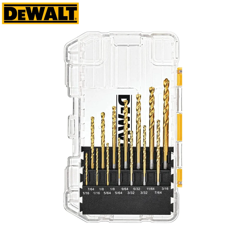 Набор титановых фрез DEWALT DW1361 пилотная точка высокопрочная электродрель