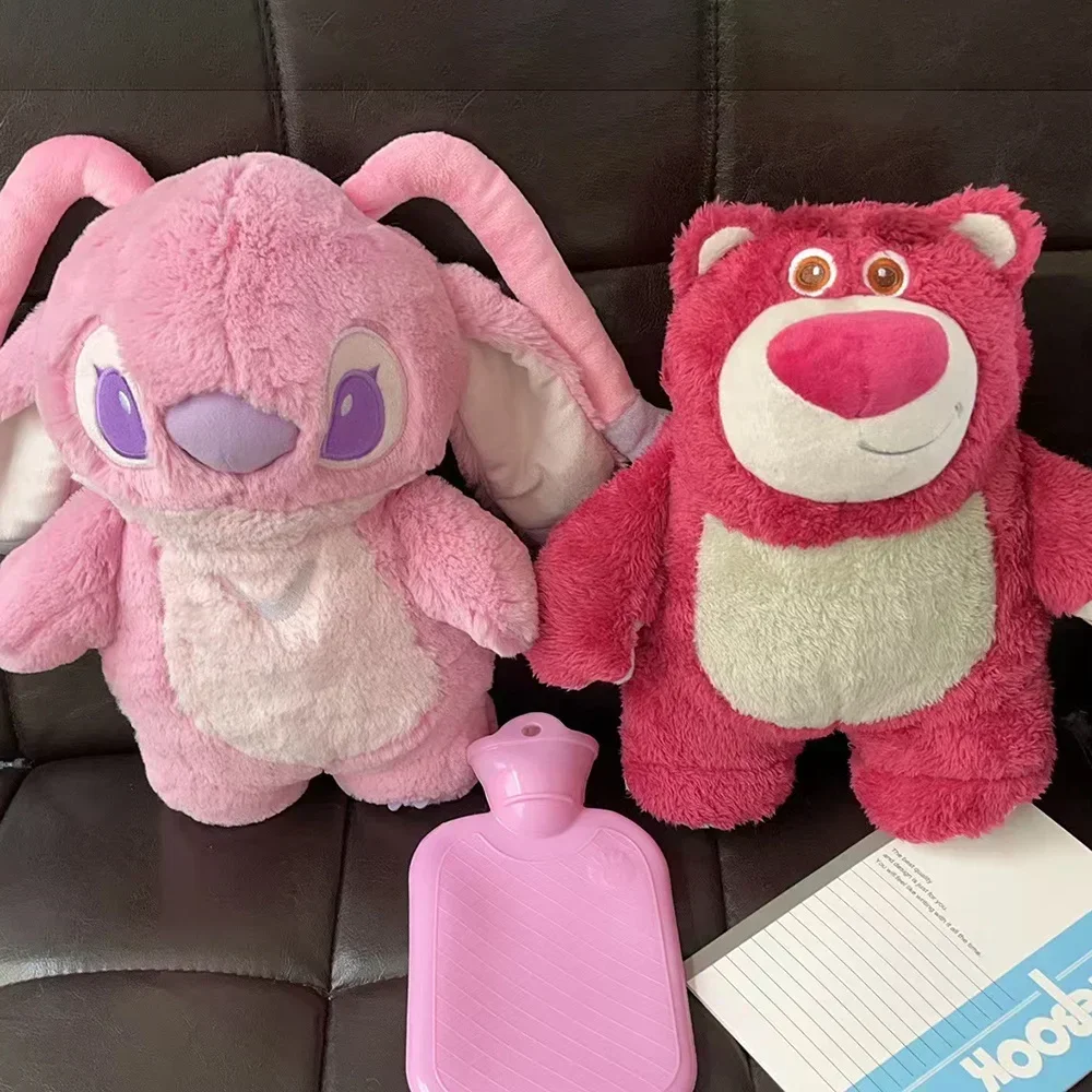 Плюшевая грелка для рук Disney Stitch Angel Lotso Горячая Женская праздничный подарок