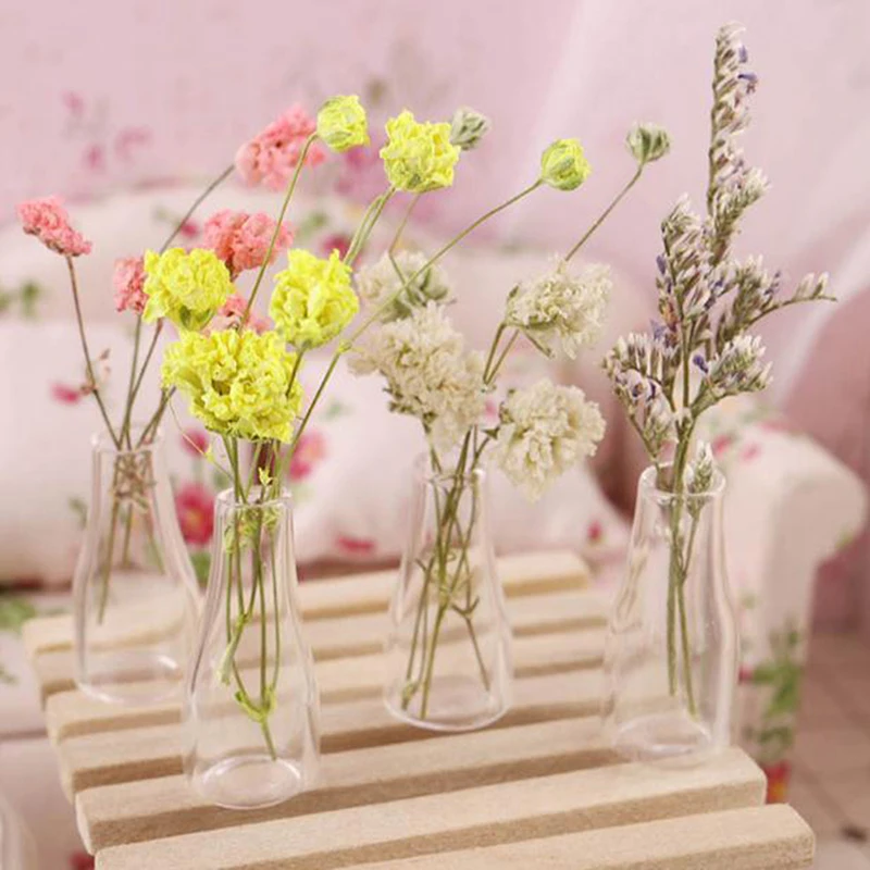 

1/12 Dollhouse Miniature A Bunch of Flowers + Vase Dolls House Accessories Decor