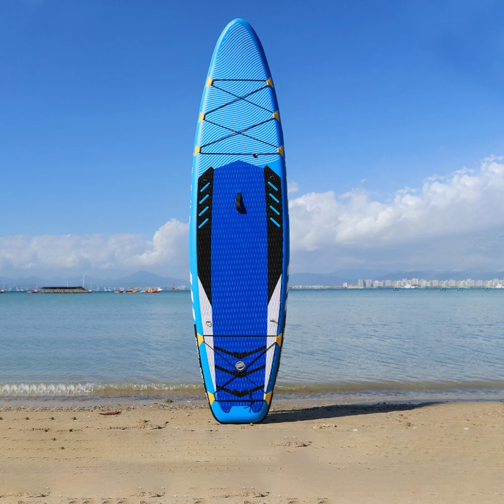 

Inflatable Stand-Up Surfboard Seaside Water Sports Thicken PVC Paddle Surfing Board Beach Water-skiing Surfboard Pulp Board