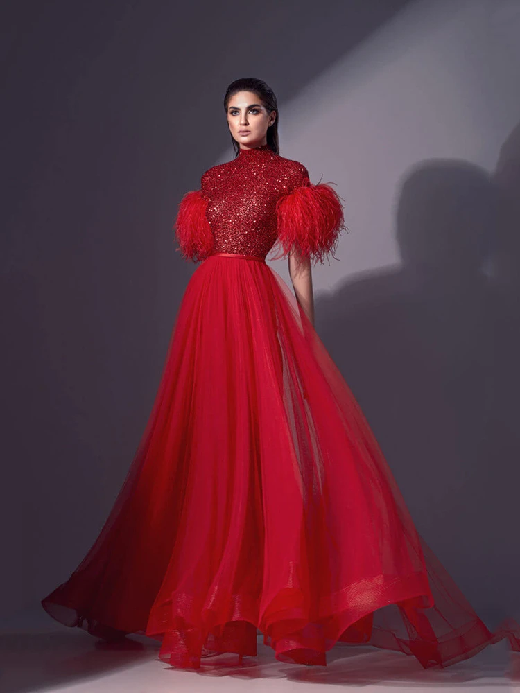 Elegant Party Dresses for Women 2022 Luxury Evening Cocktail Female Sequin Dress Formal Prom Clothing for Ceremony Bodycon Sexy