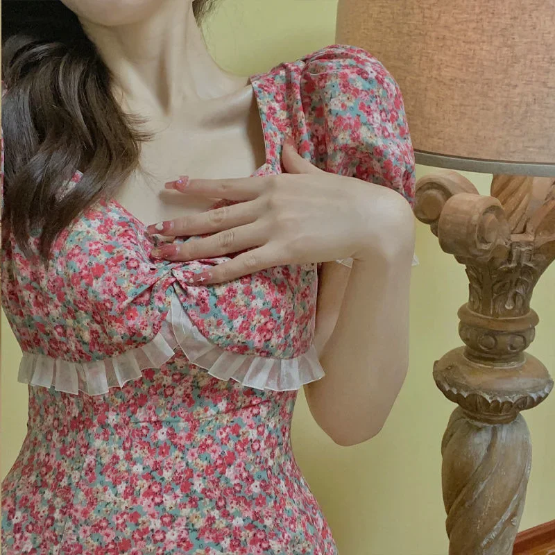 Лето 2023 новый стиль платье принцессы во французском стиле ароматное длинное для