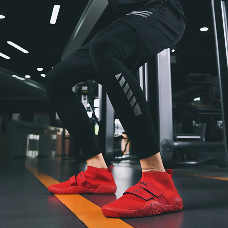 New Unisex  Soft Bottom Training Footwear Powerlifting Deadlift Yoga Gym Beach Sports Shoes Sumo Sole Portable Sneakers Non-Slip