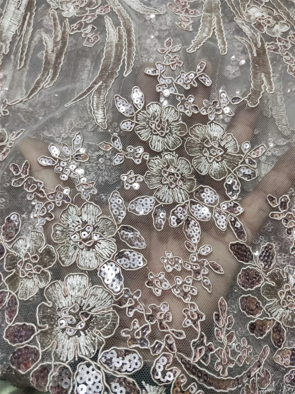 Акция французская Тюлевая кружевная ткань