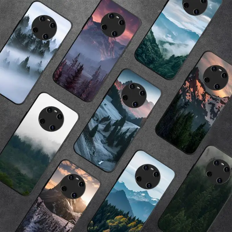 

Mountain Forest Phone Case for Huawei Y 6 9 7 5 8s prime 2019 2018 enjoy 7 plus