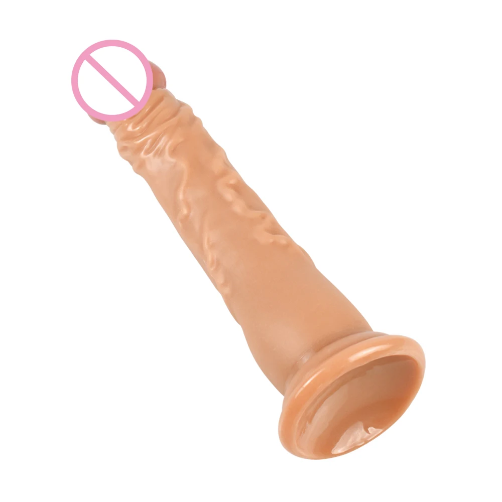 

Flesh Color Dildo Silicone Sex Toy Realistic Dildos with Strong Suction Cup Penis Anal Sex Toys for Female Masturbation Juguetes