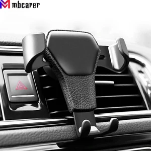 gravity car mount for mobile phone holder car air vent clip stand cell phone gps support for iphone 11 xs x xr 7 samsung huawei free global shipping