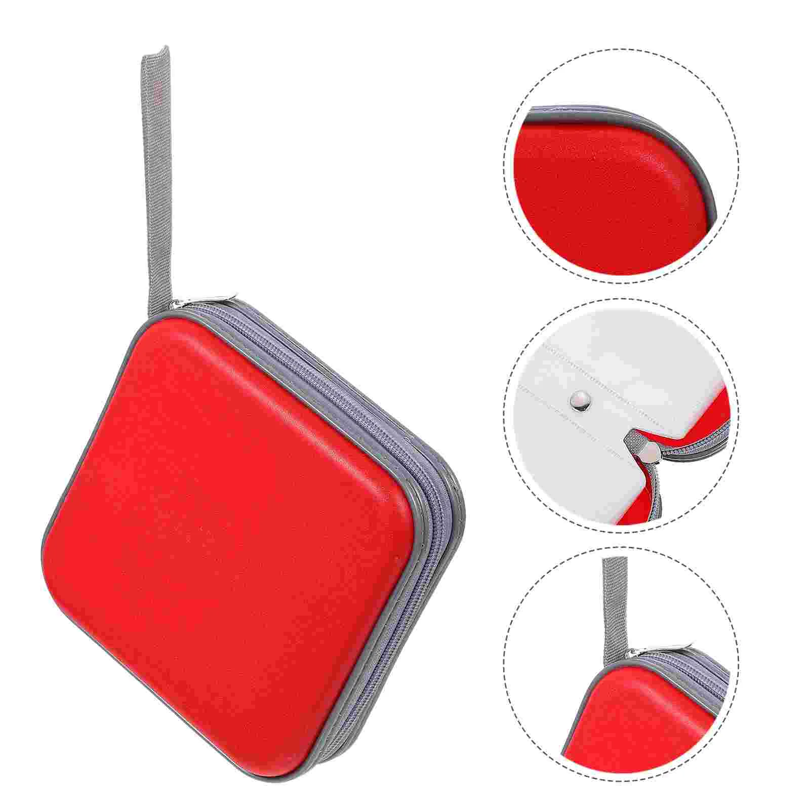 

40 Capacity CD Bag Disc Storage Case Zipper Pocket Organizer Pouch Car CDs Binder Holder Large Protector