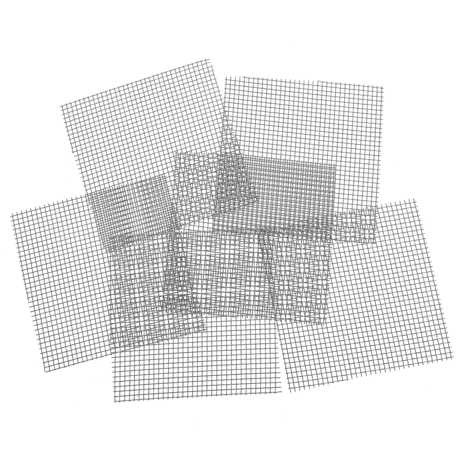 6 шт. сетка из нержавеющей стали с мохом аксессуары для аквариума посадки гибкий