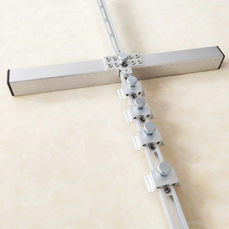 Металлический зажим для шкафа из алюминиевого сплава регулируемый шаблон