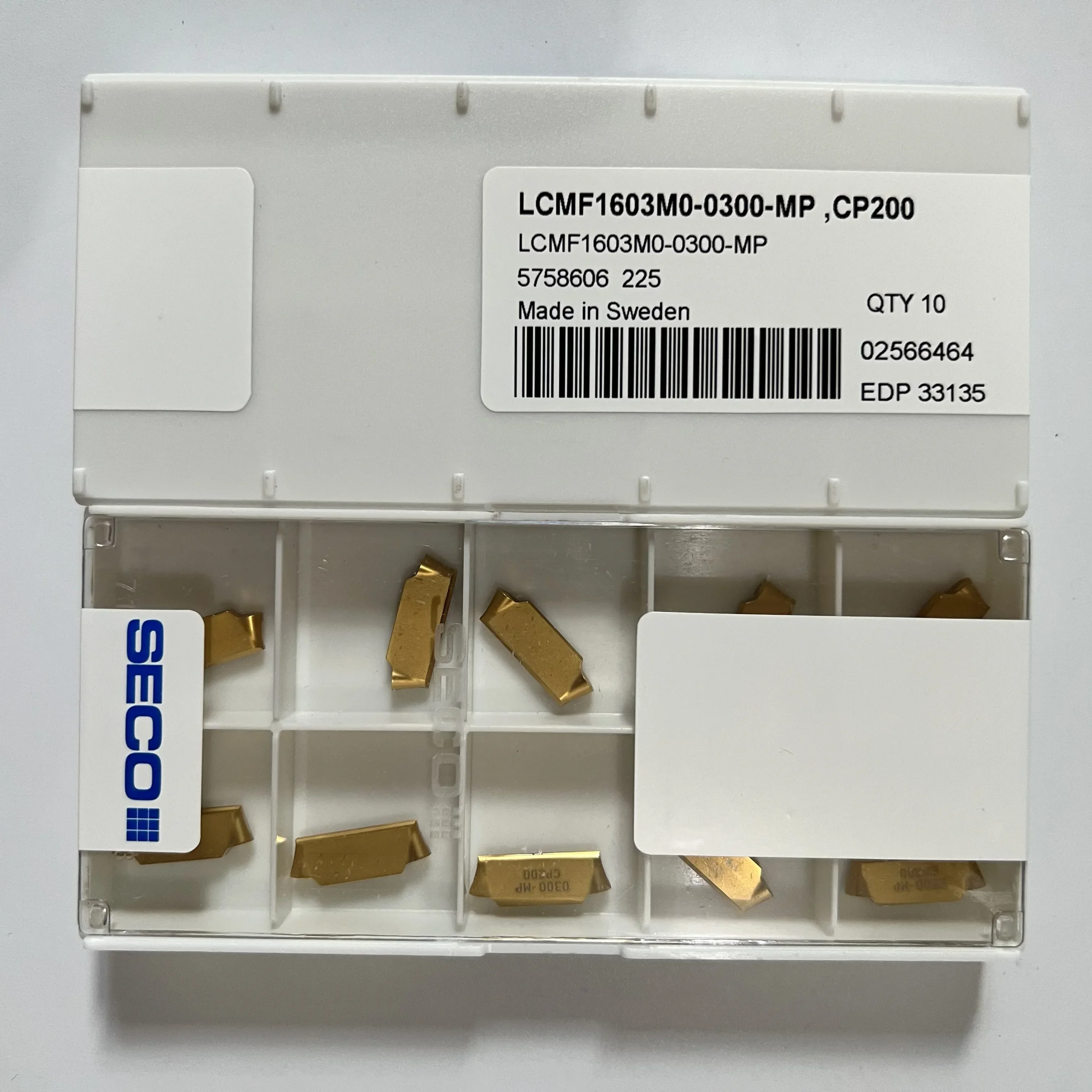 Оригинальное лезвие LCMF1603M0-0300-MP CP200Карбидное лезвие CNC 10 штук (art.: 3920c8bf2ce4a) - 3920c8bf2ce4a
