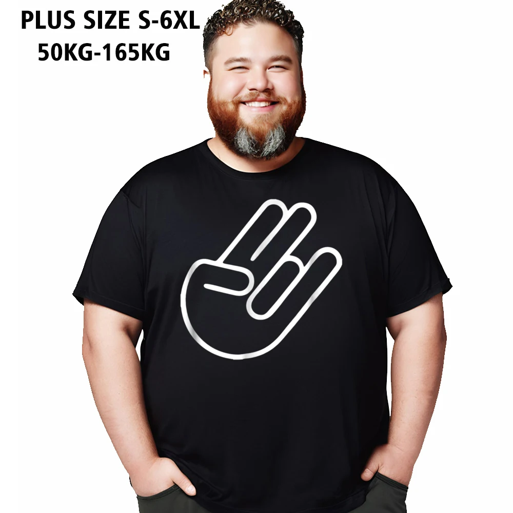 Забавная футболка-шокер Shocker Hand Plus Размер 6XL Мужская футболка с круглым вырезом и