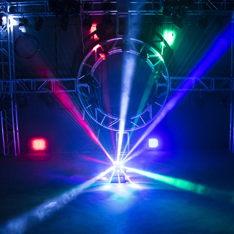 Продажа 16X3W двойной луч света DMX512 движущаяся головка свет футбол лазерсветильник свет DJ бара вечерние шоу сцсветильник 16X3W SHEHDS