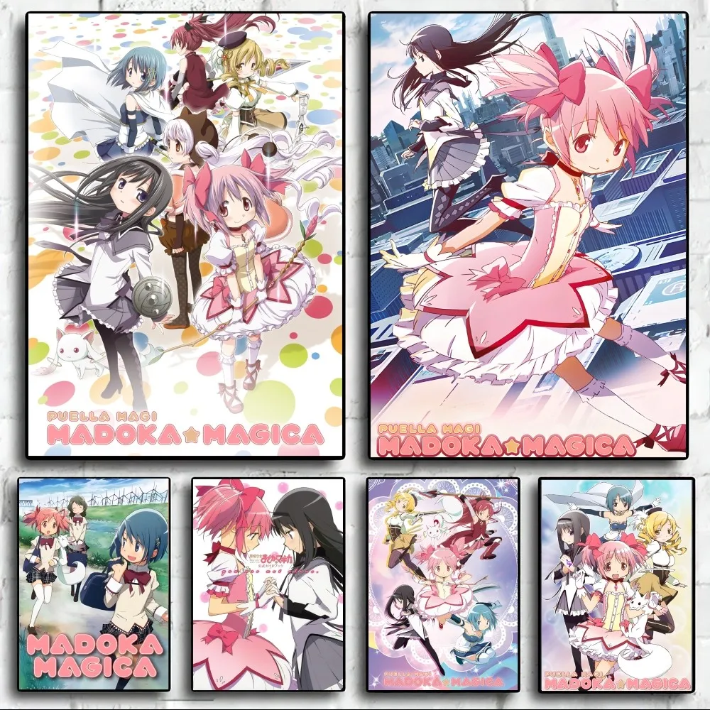 Картины на стену для гостиной с изображением билибибибили пуеллы Волги мадоки