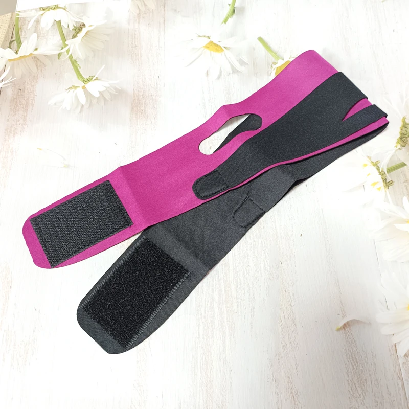 Маска для похудения с подбородком лица Ультратонкий ремень бандаж женщин